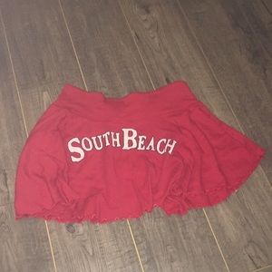 South beach mini skirt